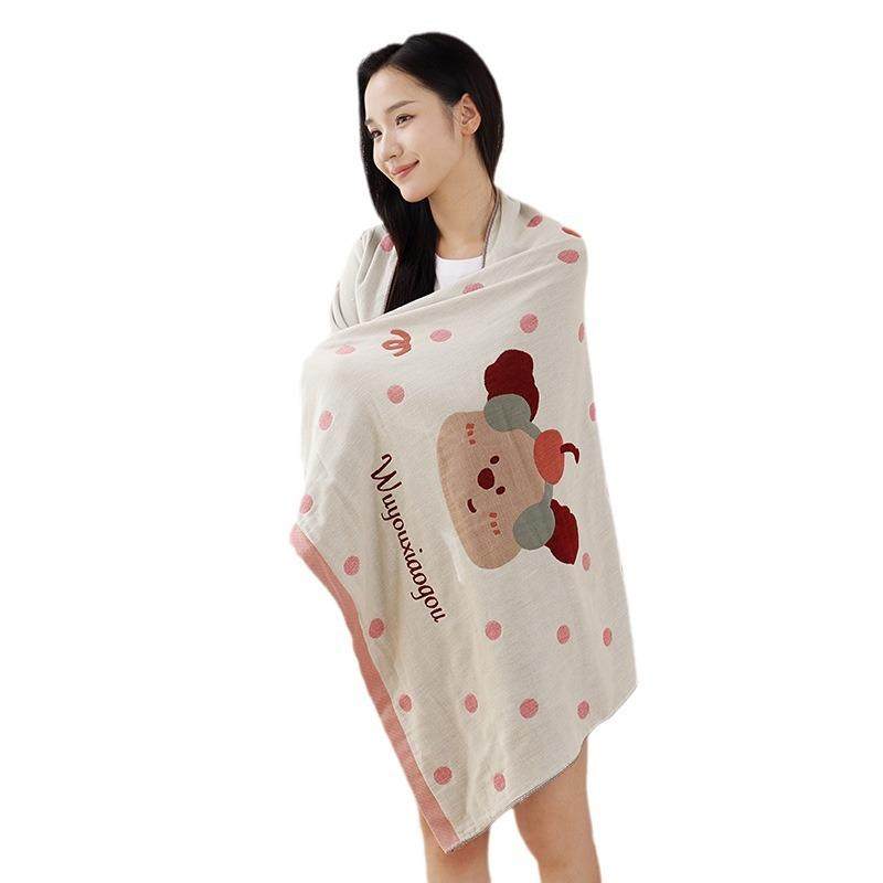 新款成人浴巾家用吸水透气不易掉毛洗澡裹巾情侣可爱卡通纱布浴巾,居家布艺,浴裙/浴袍/浴衣,淘宝优惠券,粉丝福利购,淘宝优惠卷