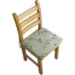 冬季坐垫餐桌椅子屁股垫椅子美式家用座椅垫公办室餐椅凳子垫屁垫