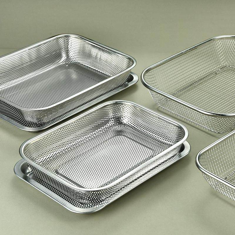 不锈钢沥水篮水槽漏盆长方形洗菜篮子网篮家用厨房菜筐水果篮果盘,餐饮具,果盆/果盘/果篮,淘宝优惠券,粉丝福利购,淘宝优惠卷