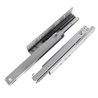 dtc东泰三节托底轨全拉阻尼缓冲滑轨ss10ss80轨道隐藏式抽屉导轨