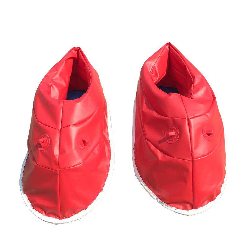 趣味运动会道具快乐大脚鞋脚踏实地户外亲子充气游戏团建拓展器材