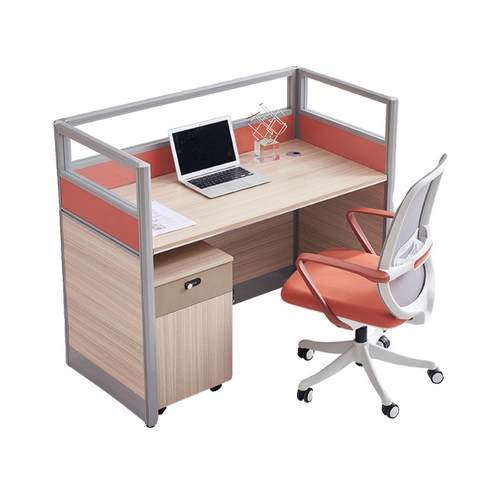 屏风办公桌工作桌4人卡位2人对坐职员工作位办公室电脑桌