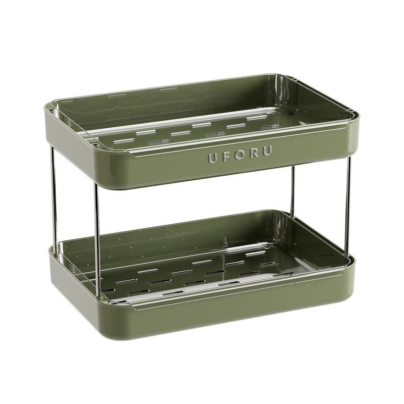 家用桌盘面置物架大厨房客杯B3155厅容量架自带沥水轻奢加高杯子