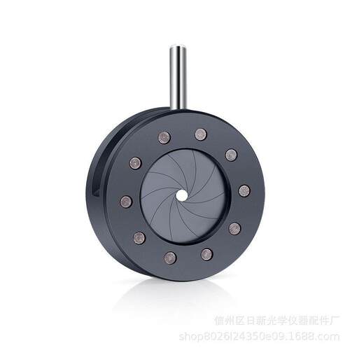光圈模组一体光阑可调光学手动放大缩小1-11MM消光精密高精度调节