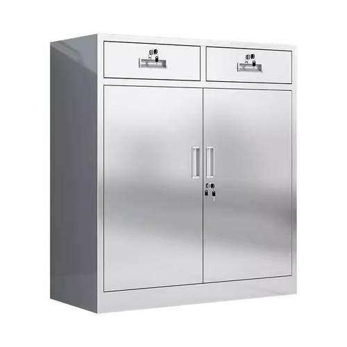 304不锈钢矮柜文件柜储物柜带锁活动柜阳台整理收纳柜床头柜厂家