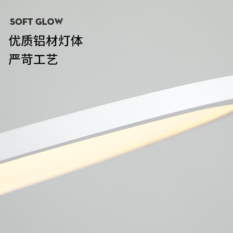 圆形极简超薄餐厅吊789灯简约现客厅书房e室家用代ld灯办公照卧明