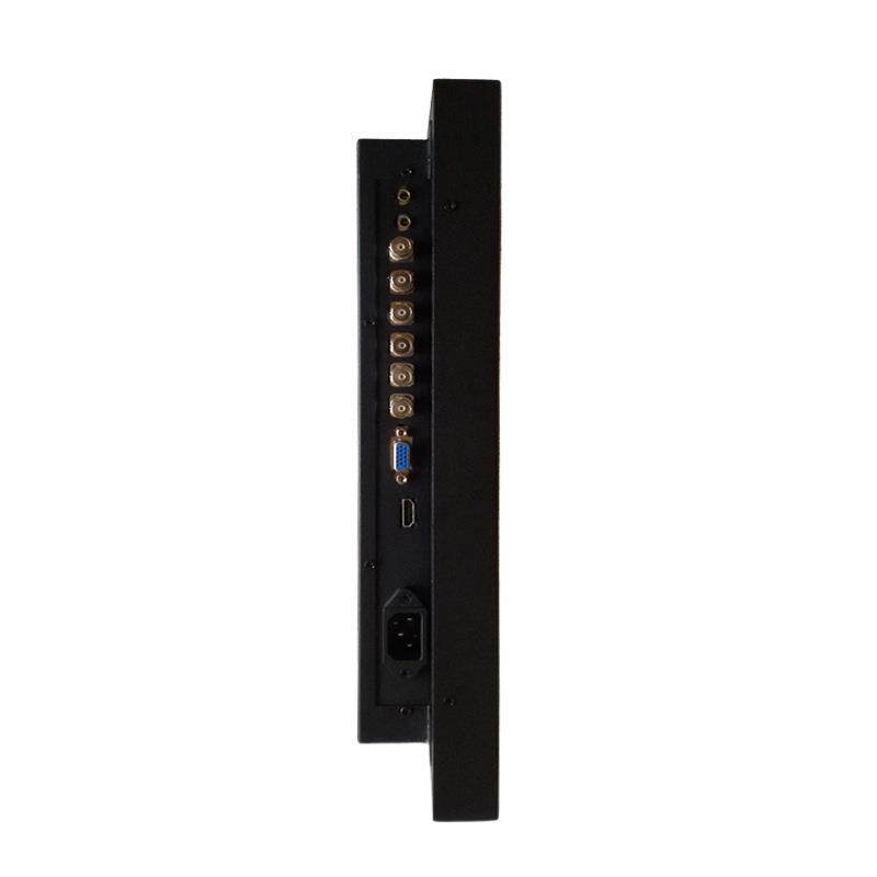 19寸液晶监视器显示屏挂墙bnc15172021寸监控器4:3AV
