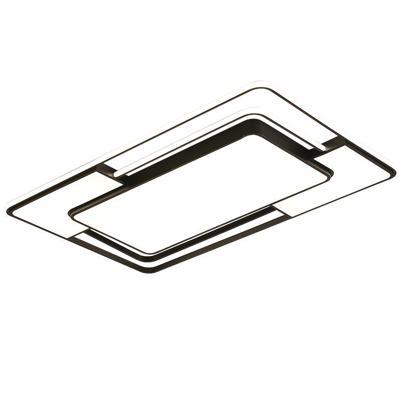 led吸饰顶灯客灯厅现代简约大气GX-1810长方形创意灯卧室灯225