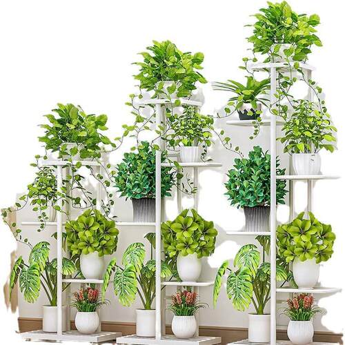 花架子客厅落地式室内家用阳台置物架多层铁艺绿萝植物摆放花盆架