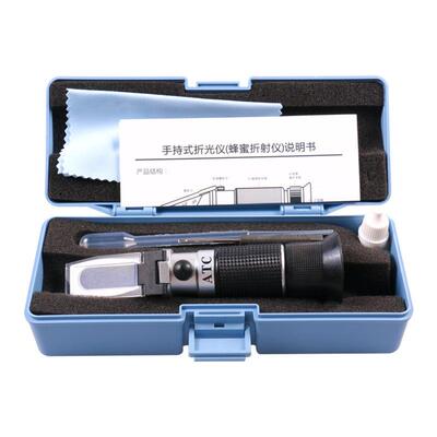 手持折射仪蜂蜜波美度计含糖量检测仪蜂蜜浓度计含水量蜂蜜折光仪