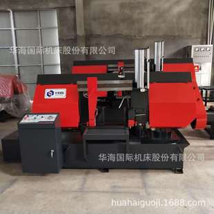 置锯切钢管钢筋型材 4265双柱金属带锯床带电动送料装