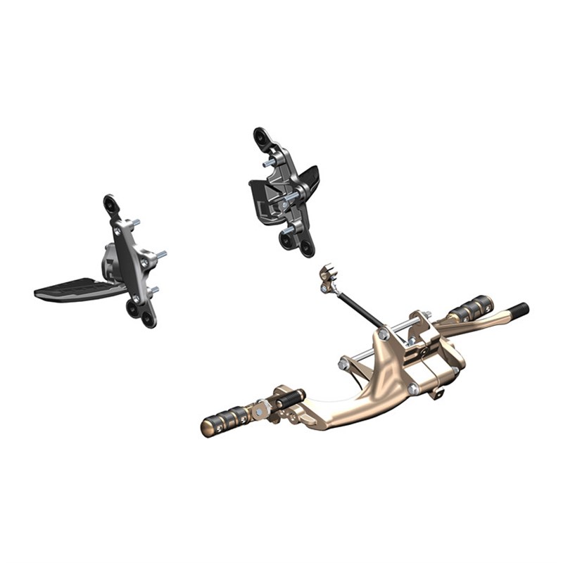 升仕配件ZT310-V1/VX左右前后脚踏支架搁脚挂变档杆刹车踏板