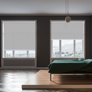 简易2024新款 全遮光百叶窗帘办公室厨房卫生间卧室遮挡卷帘卷帘式