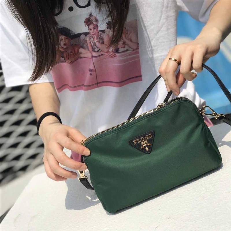 包包女斜挎包弗倫蒂諾輕便媽媽包尼龍布單肩包帆布包小包包女夏季