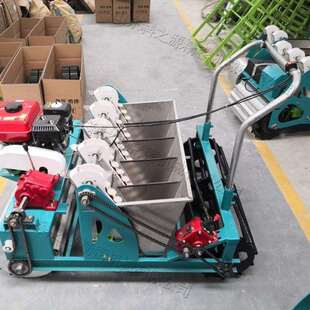 手推式 大蒜一体播种机农作物播撒作业设备家用型小型种蒜机