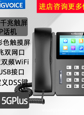 飞音时代FIP15GPLUS便携手持式双频SIP电话机无绳话机无线电话