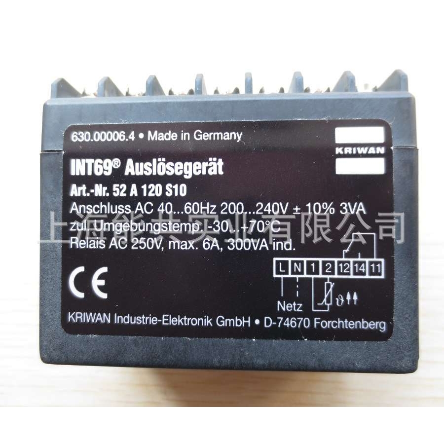 KRIWAN INT69CN 压缩机保护模块电机保护器52A120S10模块控制器