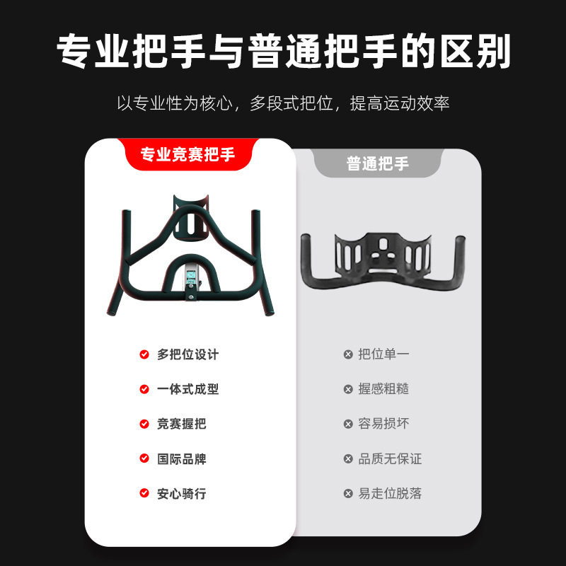 HARISON汉臣商用单车家用健身车室内自行车运动健身器材B2810有氧