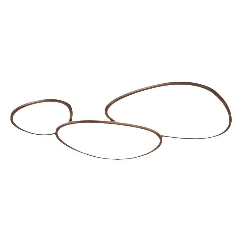 卧室吸顶灯中古风几何新款简约书房新中式复古超薄护眼主卧客厅灯