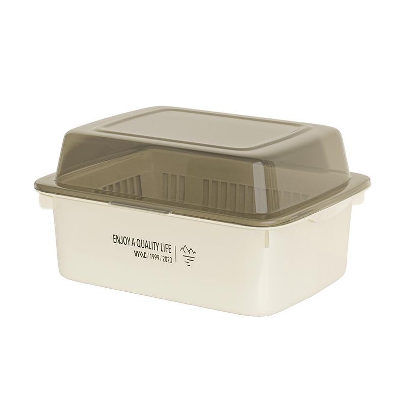 厨用房碗柜WJ-9035收家大容量多功能收纳架盖带防尘餐具碗纳筷碟