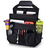 热销汽车前排座椅收纳袋笔记本收纳挂袋座椅收纳背包可提挂