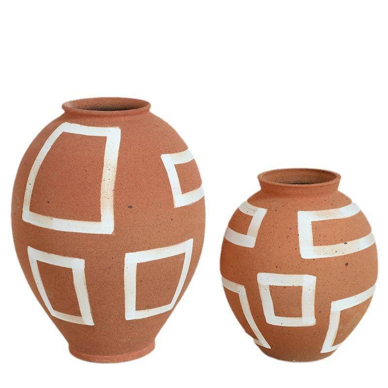 景德镇陶瓷花瓶复古怀旧手工酒店民宿诧寂风插花禅意摆件粗陶罐子,橡塑材料及制品,工业陶瓷,淘宝优惠券,粉丝福利购,淘宝优惠卷