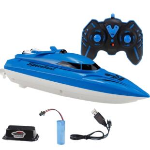水上遥控快艇大船充电高速轮船无线电动男孩儿童玩具船模型速卖通