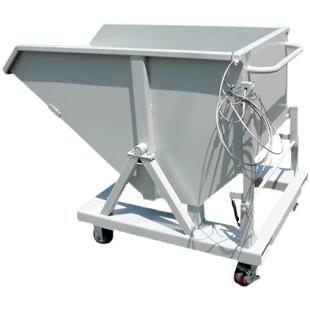 铁屑车集屑废料收集箱自卸式翻斗工具车重型工业垃圾车清理排屑车