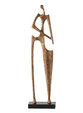 现代轻奢抽象人物北欧书架酒柜玄关样板房工艺装饰品雕塑艺术摆件