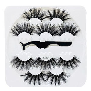 25mm Lashes 5pairs Long睫毛 Fake 22mm Eyelashes False