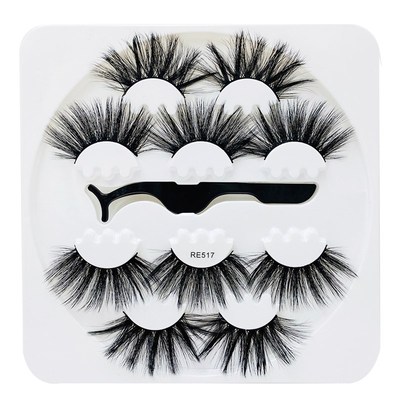 3/5pairs 22mm-25mm 3D False Eyelashes Fake Lashes Long睫毛