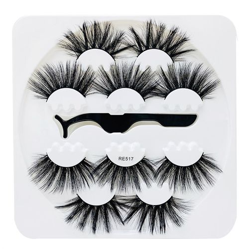 3/5pairs 22mm-25mm 3D False Eyelashes Fake Lashes Long睫毛