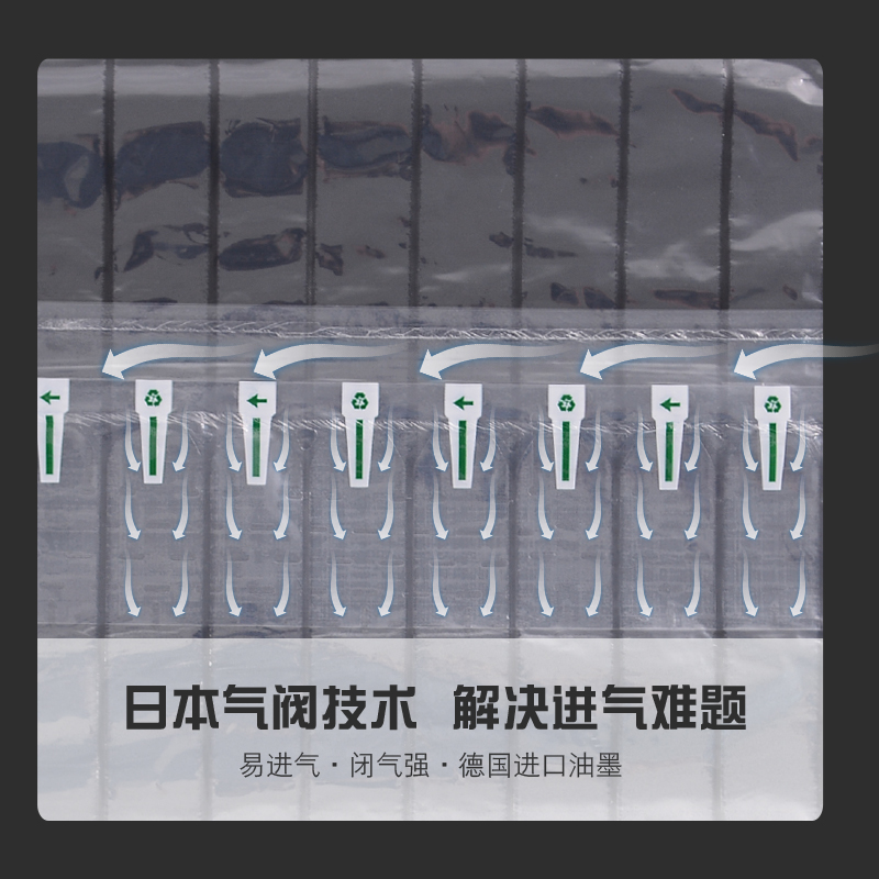 10柱奶粉气柱袋气囊防震缓冲包装防爆罐气泡袋充气袋气泡柱缓冲袋
