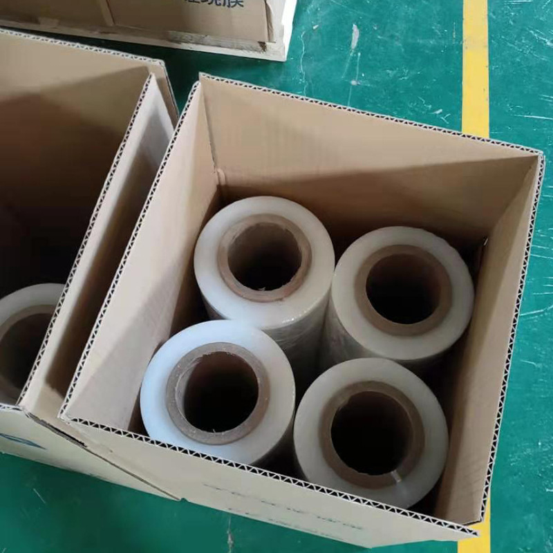 销透明打包缠绕动 可定制机w用打包带 塑自带 全钢膜手动缠绕机