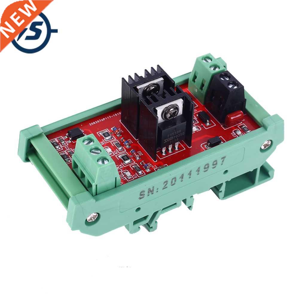 新品2-Channel PLC DC Amplifier Board DC 12V-24V 5A Solid Sta