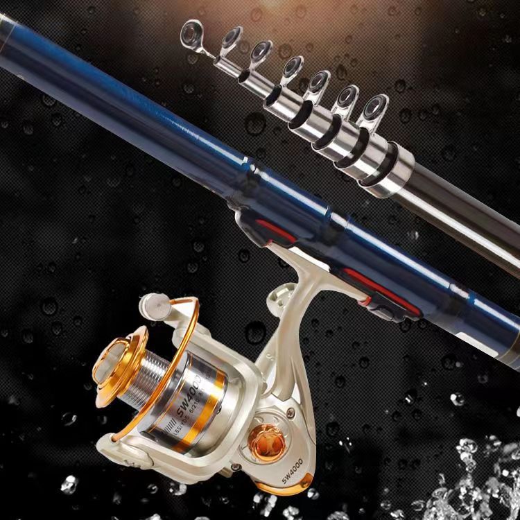 小稻穗矶竿 5.4米玻璃纤维矶竿 矶钓竿手海两用钓鱼竿 软尾海竿抛