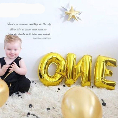好货Rose Gold Letter Balloon Anniversary Birthday Party Deco
