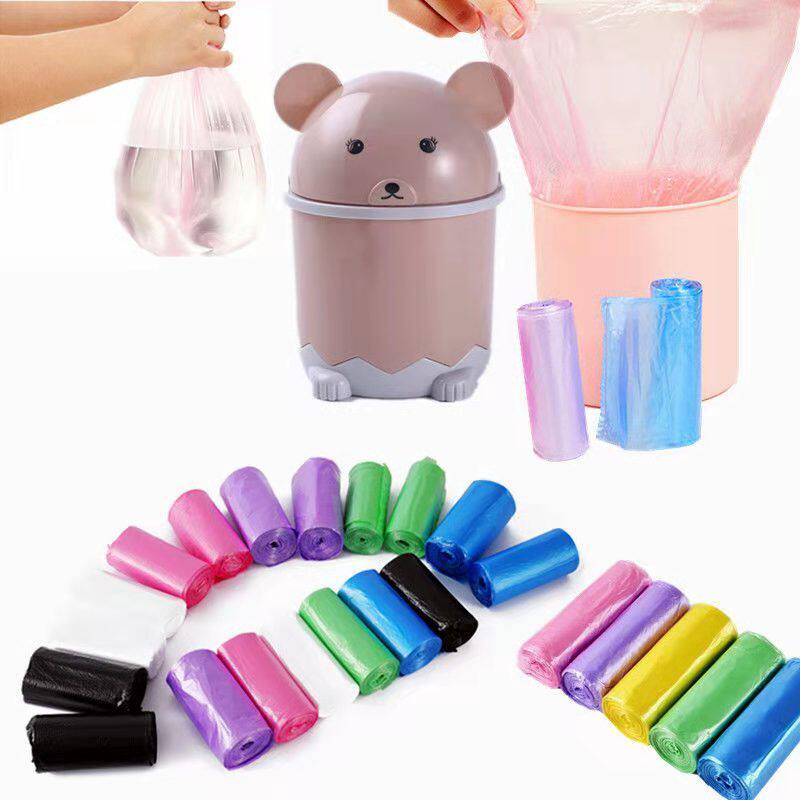 极速小号垃圾袋彩色家用小型清洁桌面平口车载迷你一次性垃圾桶塑