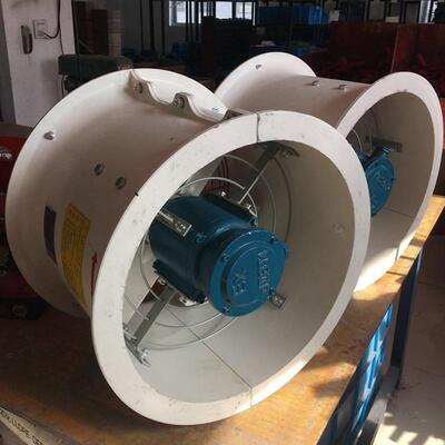 极速.55#750W3250W防腐轴流通风机FT35-11管道固定岗位百叶窗220V