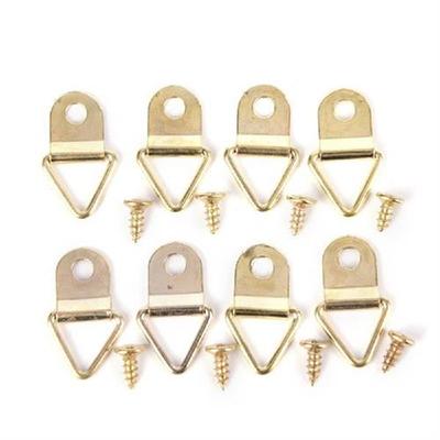100pcsSet Universal Strong Golden D Rings Decor Picture