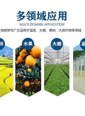 江苏微喷带农用孔管无58311溉滴灌带雾化灌加喷灌滴灌设备自动浇