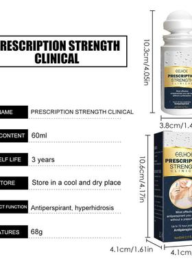 Underarm Antiperspirant Deodorant Roll On 60ml Summer Armpit