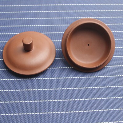 配盖子紫砂壶朱泥壶茶壶盖子盖杯盖大小盖功夫茶具配件黑红紫棕色