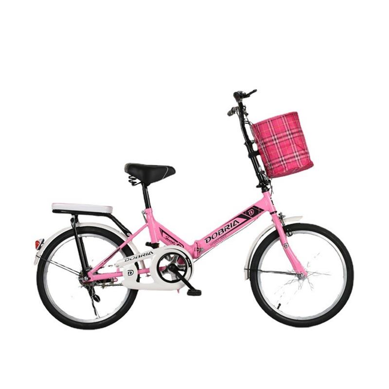 厂家2023新款免安装折叠自行车20寸女式单车超轻可携式16寸中大童