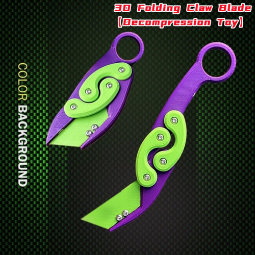 3D Gravity Folding Claw Knife Folding Butterfly Claw Gravity