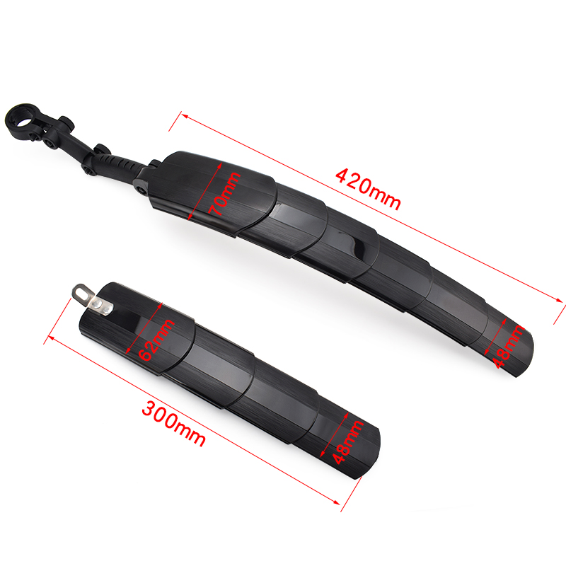 可伸缩登山车挡泥板折叠公路自行车26寸快拆泥瓦尾翼通用配件大全