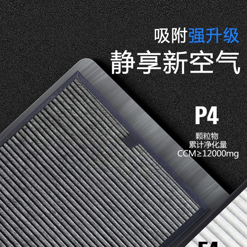 适配亚都空气净化器过滤网双面侠kj600g/KJ650F-QP6PLUS滤芯活性