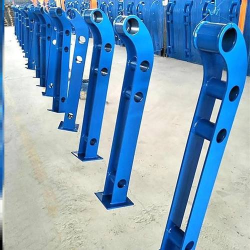 不锈钢桥梁护栏立柱防撞围栏扶手隔断支I架公路栏户外隔离栏杆配