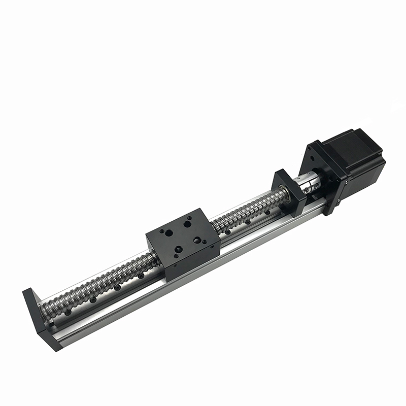 新品热卖SGX单线轨滚珠丝杆滑台直线步J进导轨滑轨模组丝杠十字工
