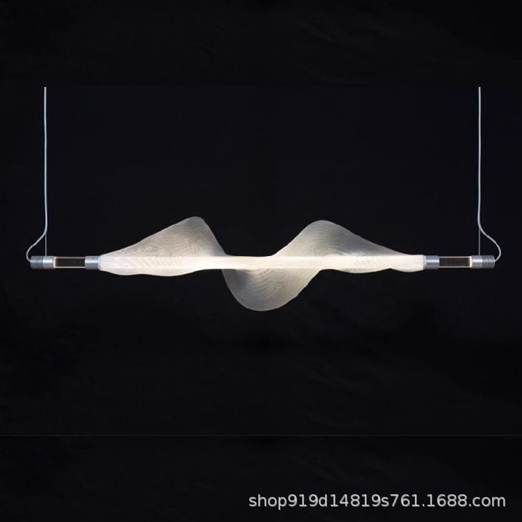 后现代轻奢创意长条餐厅灯办公桌吧台北欧设计师简约网红艺术吊灯